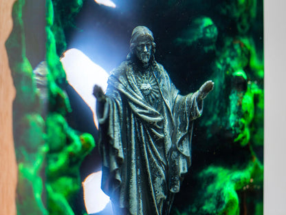 "Light of Life" Resin Lamp