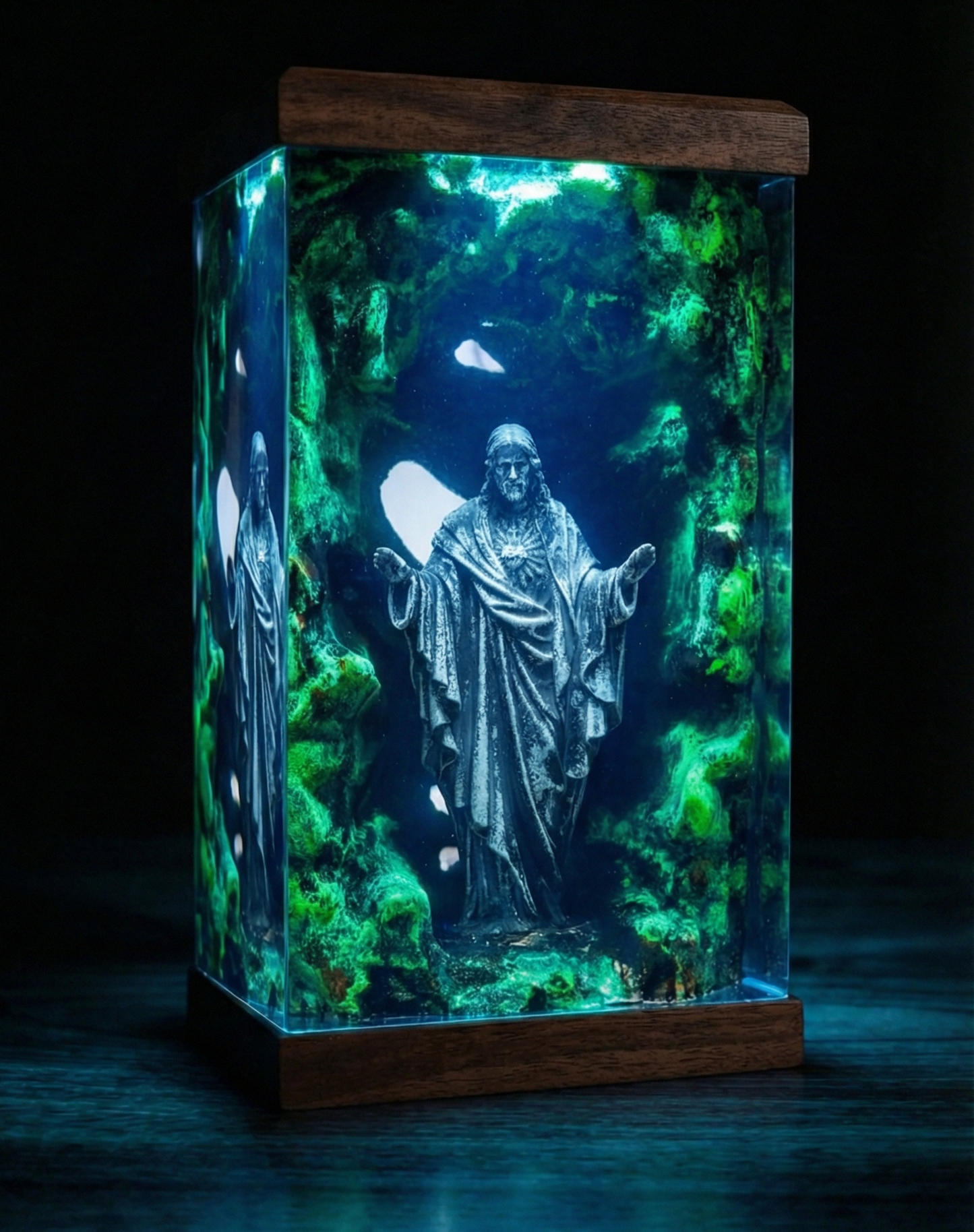 "Light of Life" Resin Lamp