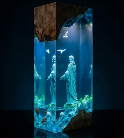 "By The Sea" Resin Lamp